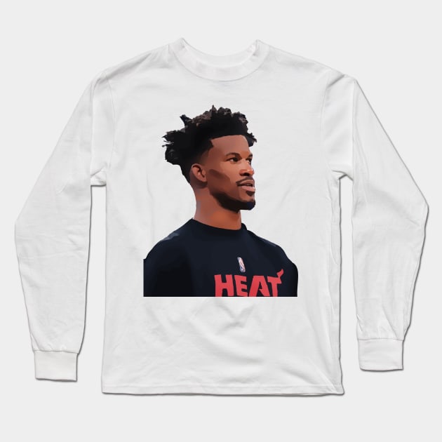 Jimmy Butler Long Sleeve T-Shirt by Playful Creatives